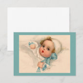  Kute Baby Wearing Bonnet (Voorkant / Achterkant)