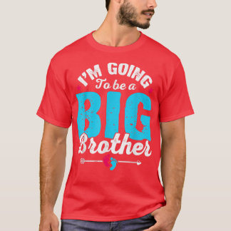 Kute Baby Zwangerschap Bevorderd Big Bro Binnenkor T-shirt