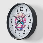 Kute Baker Pastry Chef Cat Kitten met brood | (Hoek)