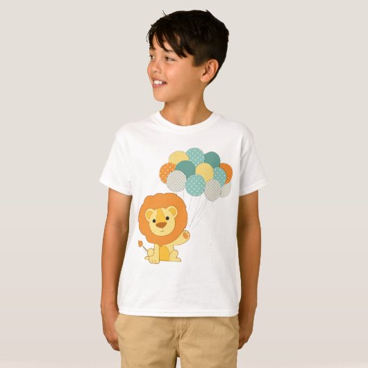 Kute ballonnetontwerp in Kinder T-Shirt (Voorkant volledig)