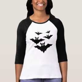 Kute bats halloween vrouw met lange mouw t-shirt