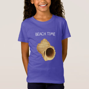 Kute Beach Time Seashell T-shirt