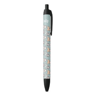 Kute Beren Sweets Snacks Confetti Zwarte Inkt Pen