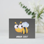 Kute bij; Slank Briefkaart (Staand voorkant)