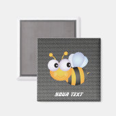 Kute bij; stijlvol magneet (Voorkant / Achterkant)