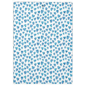 Kute Blue Heart-klembord Klembord (Achterkant)