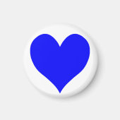 Kute Blue Heart Vorm Magneet (Voorkant)