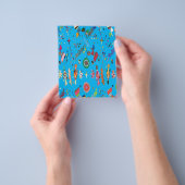 Kute Bright kleurige Floral Flyer (Hand)