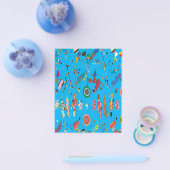 Kute Bright kleurige Floral Flyer (Enkel)