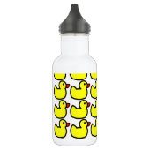 Kute Bright Yellow Rubber Ducky Pattern Waterfles (Links)