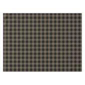 Kute Buffalo met sterren zwart en taupe rustig Tafelkleed (Voorkant (Horizontaal))