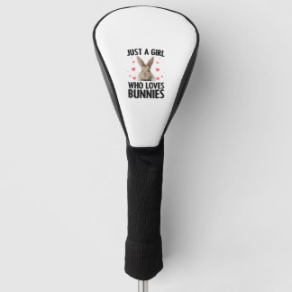 Kute Bunny Design for Girls Women Kinderen Rabbit Golfheadcover