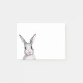 Kute Bunny Rabbit Easter Waterverf Pet Animal Post-it® Notes (Voorkant)