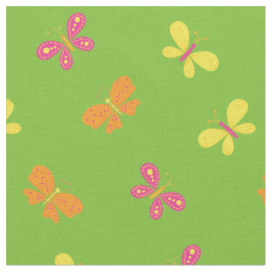 Kute Butterflies Kinder Butterfly Cartoon Stof