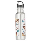 Kute Butterflies Waterfles (Achterkant)