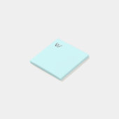 Kute Butterfly design light blue Post-it Notes (Schuin)
