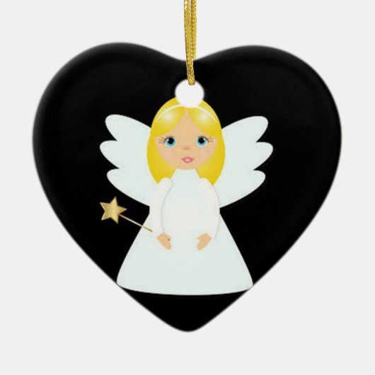 ***KUTE CARTOON ANGEL** KERAMISCH ORNAMENT (Voorkant)