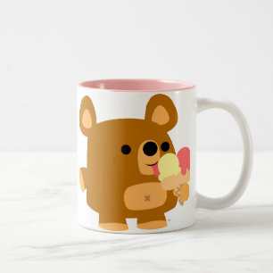 Kute Cartoon Beer met boxen :) mok