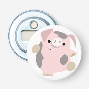 Kute Cartoon dansende doseerknop botopening Button Flesopener