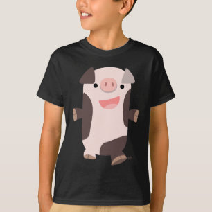 Kute Cartoon glimlachen Varkens Kinder T-shirt