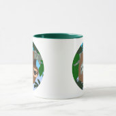 Kute Cartoon moeder Baby Mok (Midden)