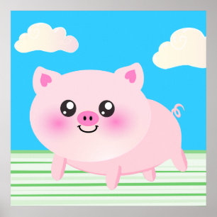 Kute cartoon poster