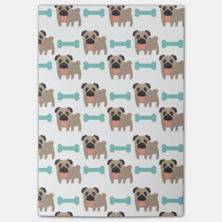 Kute Cartoon Pugs en Botten Post-it® Notes