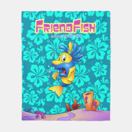 Kute cartoon vlootdeken fleece deken