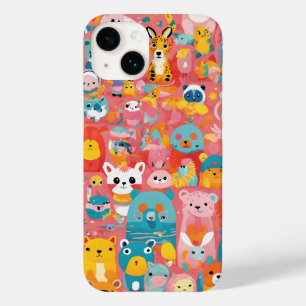 Kute Cartoons Case-Mate iPhone 14 Hoesje