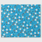 Kute Chef Koking Kinderen 1e verjaardag Cadeaupapier (Vlak)