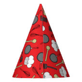 Kute Chef Koking Kinderen 1e verjaardag Feesthoedjes (Achterkant)