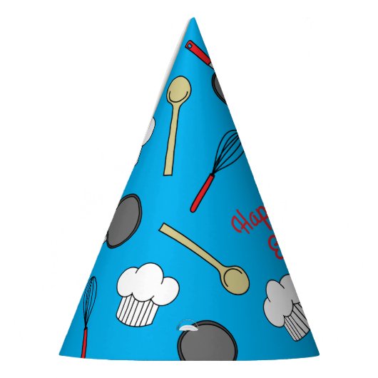 Kute Chef Koking Kinderen 1e verjaardag Feesthoedjes (Links)