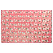 Kute Chef op een rode achtergrond Stof (Fat Quarter)
