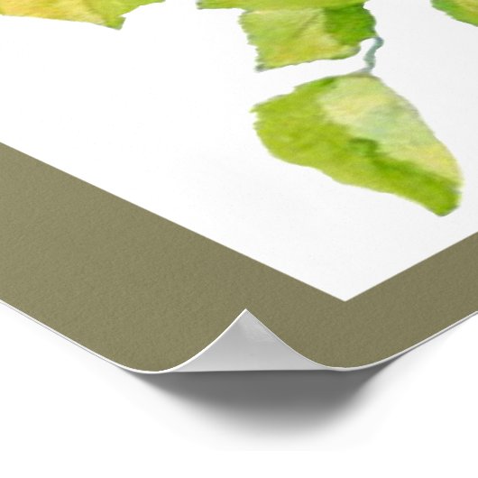 Kute Chickadee Bird in Poplar Tree Sweet-vriendeli Poster (Hoek)