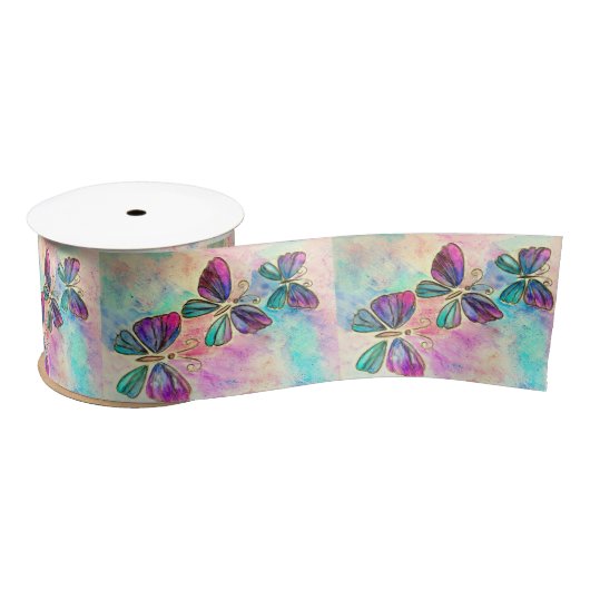 Kute Colorful Butterflies Lint (Spoel)