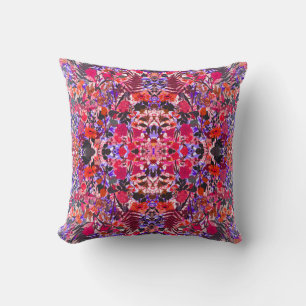 Kute colorful girley bloemen gemengd kussen