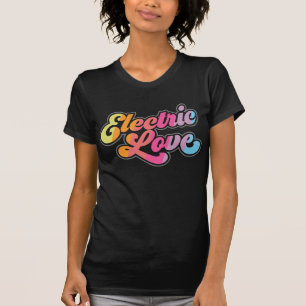Kute Colorful Rainbow Electric Love T-shirt