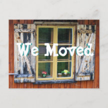 Kute Cottage We moved Change of Address Cards