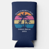 Kute Custom Spring Break Beach Party Palm Tree (Achterkant)
