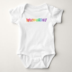 Kute Day of the Week Woensdag Romper
