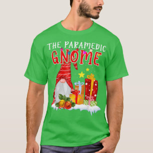 Kute de paramedic gnome snow gnomies lovers Merry T-shirt