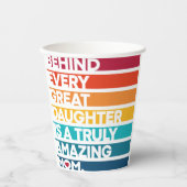 Kute Design Expression Text voor Moederdag Papieren Bekers (Voorkant)