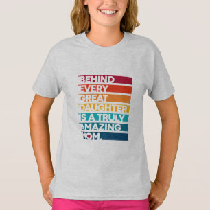 Kute Design Expression Text voor Moederdag T-shirt