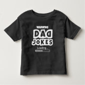 Kute Design Pa Jokes Loading for Vaderdag Kinder Shirts (Voorkant)