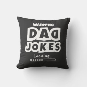 Kute Design Pa Jokes Loading for Vaderdag Kussen