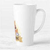 Kute dessert Brood bakkerij, aangepaste naam Latte Mok (Rechts)