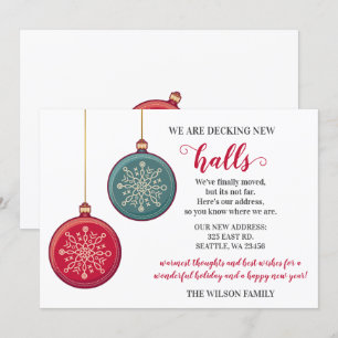 Kute die de nieuwe zalen van de Verplaatsende Vaka Feestdagenkaart