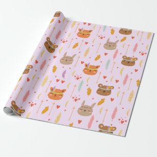 Kute dieren cadeaupapier