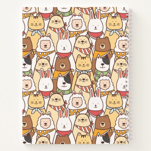 Kute dieren notitieboek (Achterkant)