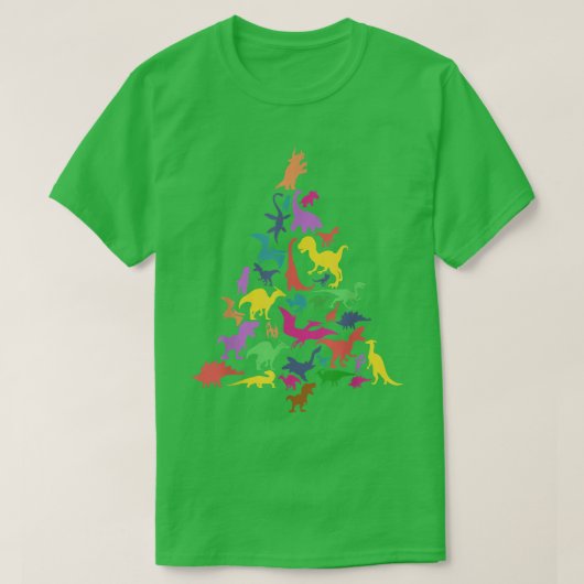Kute dinosaur Tree TRe voor paleontoloog Kinder Di T-shirt (Design voorkant)